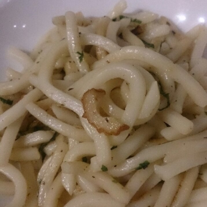 あっさり焼きうどん